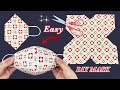 Very Easy New Style 3D Mask! Diy Breathable Face Mask Sewing Tutorial At Home |How to Make Mask Idea