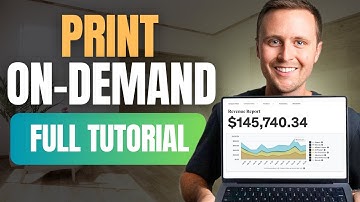 Print On Demand Tutorial For Beginners 2024 (Step by Step)