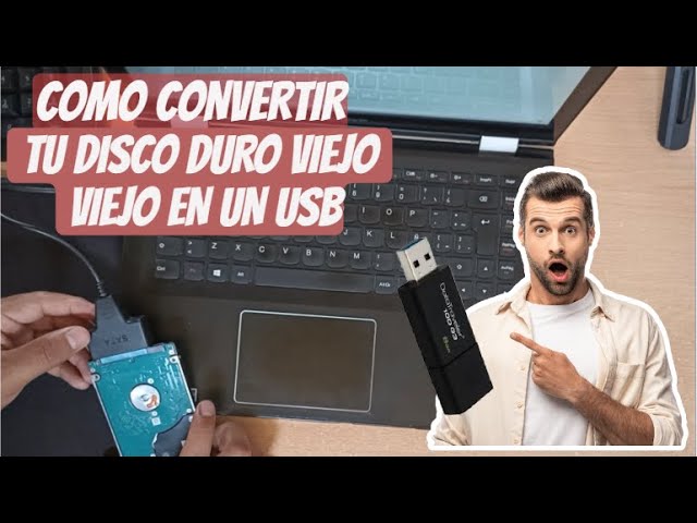 Convierte tu disco duro viejo en una memoria USB de gran capacidad! 