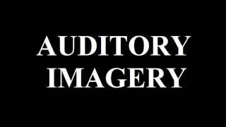 Auditory Imagery