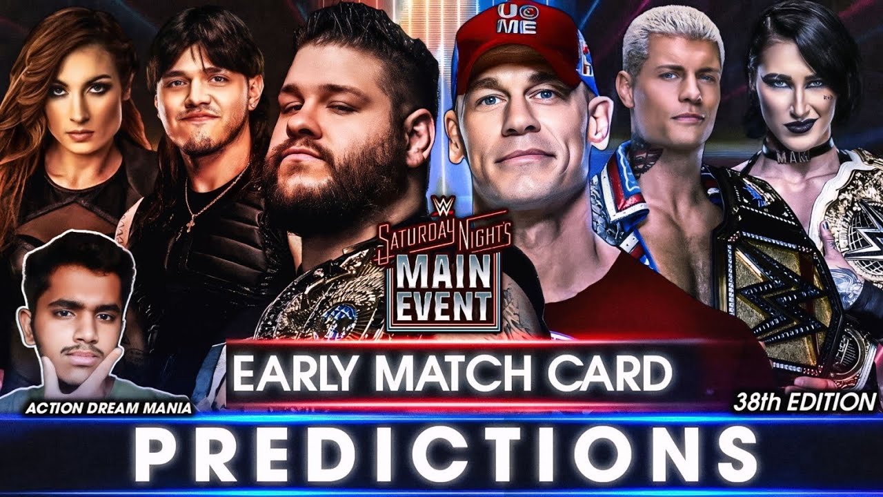 WWE Saturday Night's Main Event 2025 Early Match Card Predictions ...