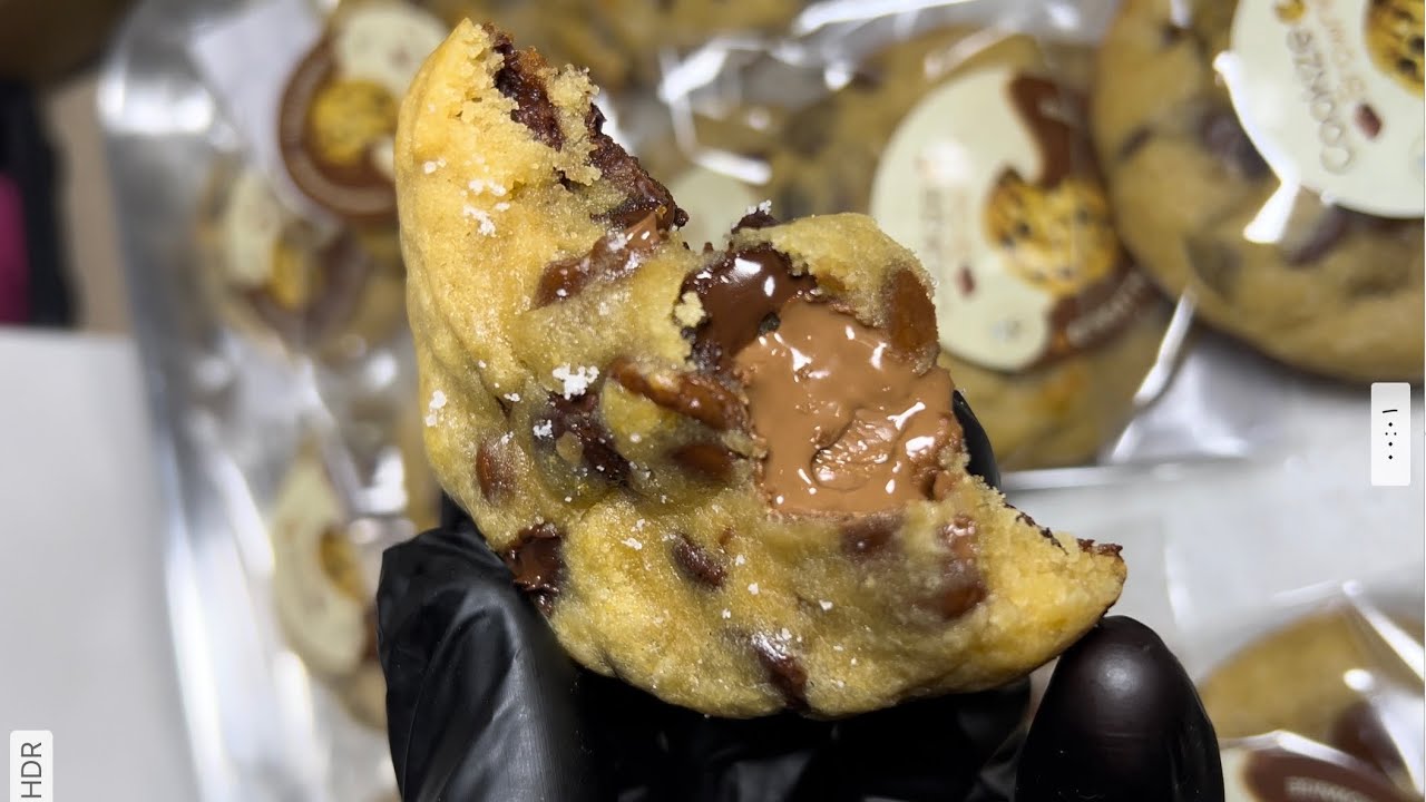 نييورك كوكيز  بشرح دقيق ومفصل  بألذ وصفة🍪🍪 New York Cookies أفضل مشروع منزلي