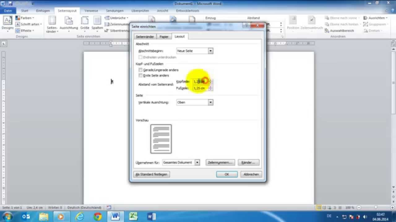 New Word 2010 geschäftliche \u0026 private DIN-Briefe 5008 Vorlage erstellen Teil 1 Erstellung der Kopfzeile
