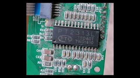 PT2313L four channel digital audio control processor ic