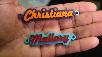 Laser Cut Name Plate using Glowforge Basic