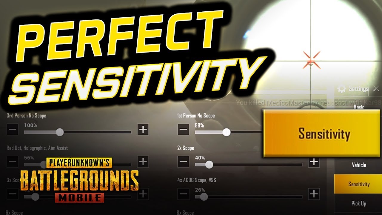 HIGHLY REQUESTED 'PERFECT' SENSITIVITY TIPS - PUBG Mobile - 