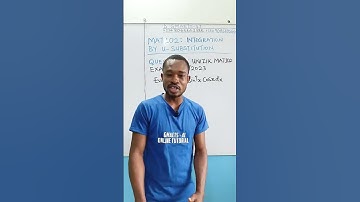 QUESTION 9/15 SHORTCUTS ON U-SUBSTITUTION INTEGRATION || UNIZIK MAT 102 EXAM || #GMAETS41 #JoinUs