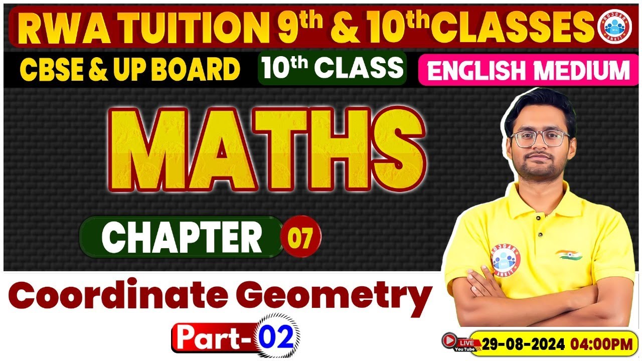 Class 10th Maths Chapter 7 | Coordinate Geometry #2 | 10th By Aakash ...