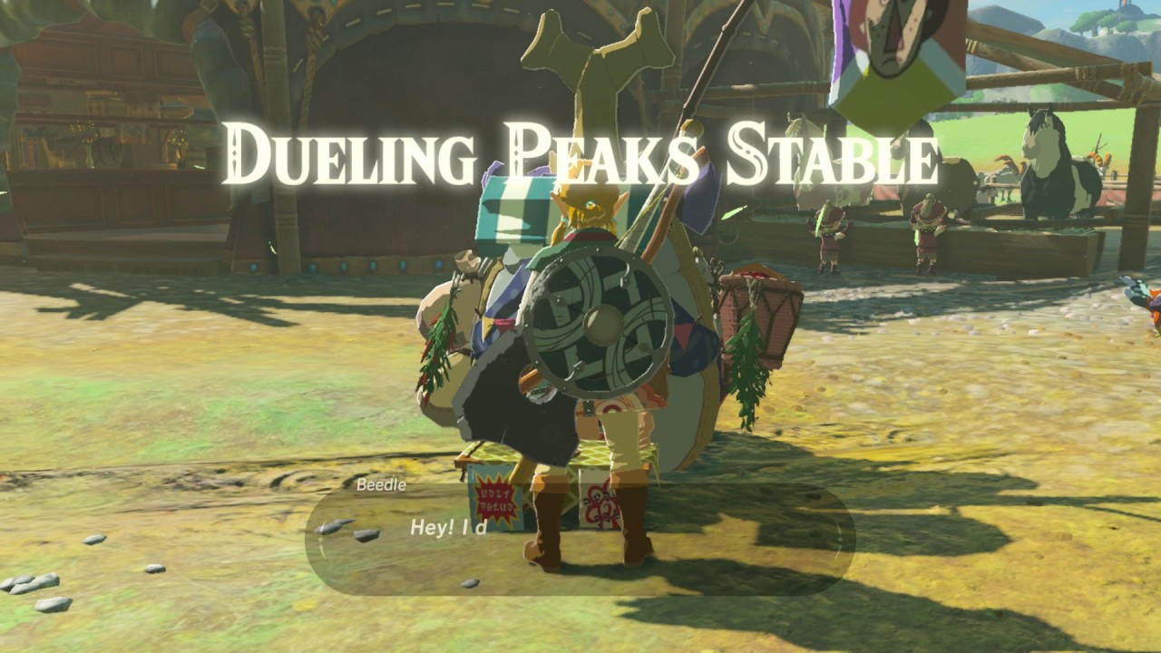 The Legend Of Zelda Breath Of The Wild Dueling Peaks Stable Youtube