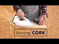 How to iron cork fabric