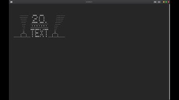 Star wars ASCII animation in Linux Terminal