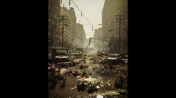 Cinematic Raytraced Apocalypse Environment Unreal Engine 4.25