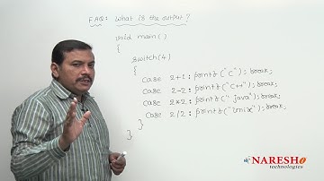 Multi Branching Control Statement Switch Case -5 | C Technical Interview Questions| Mr. Ramana