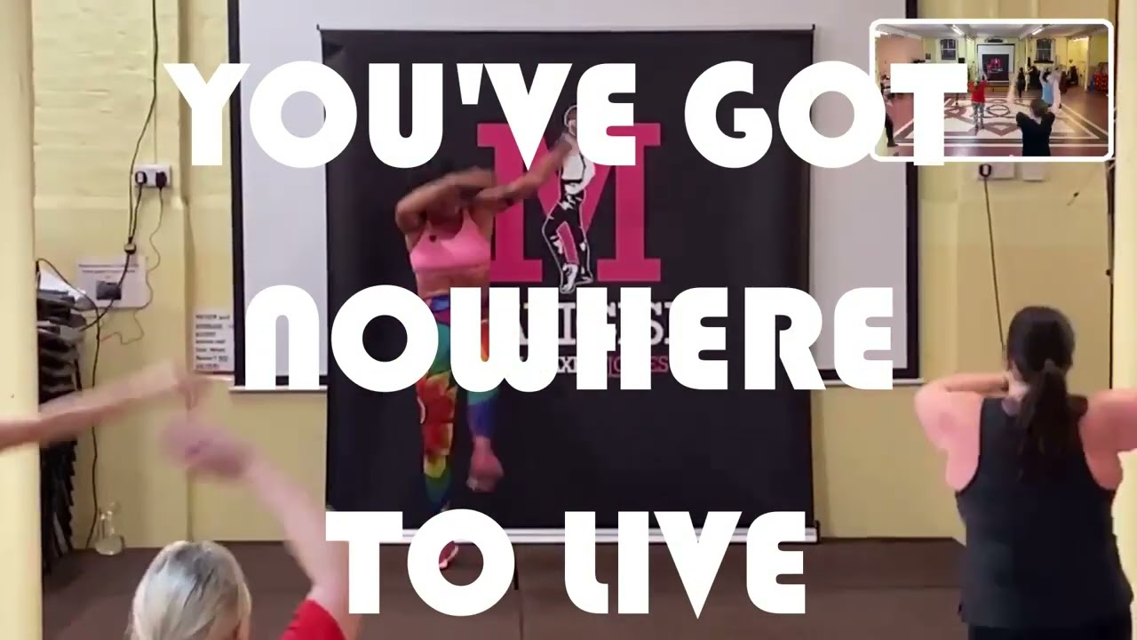 Sun is Shining - Bob Marley - James Hurr - Dance aerobics workout to House Music with Maxine Jones