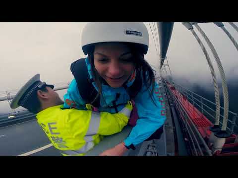 Friday Freakout Super Sketchy Zipline Base Jump Almost Loses Fingers Youtube