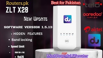 Most Powerful 5G Sim Router Offer: ZLT X28 4G+/5G Price, Speed Test, Superadmin and Settings