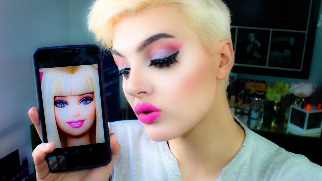 Barbie Inspired Makeup Tutorial Hopie Dee Beauty