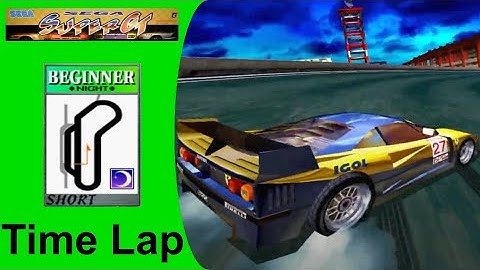 SEGA Super GT (Scud Race) - Beginner (Night) Time Lap | F40 (AT)