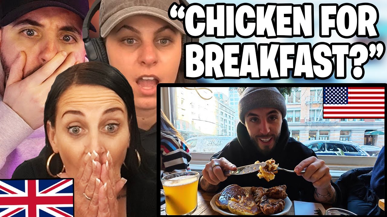 British Family Reacts to First Time Trying an American Breakfast! (SHOCKED!)