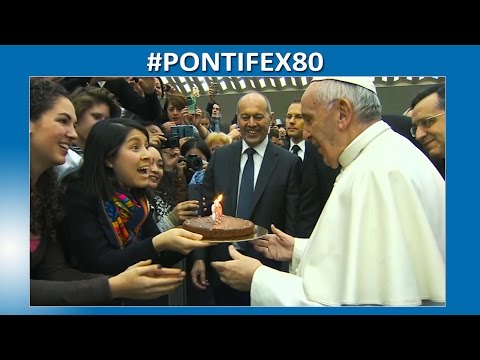 Voeux au Pape François #Pontifex80