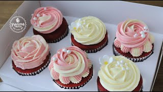 A Lovely Valentine’s Gift for Your Love One | Super Moist Red Velvet Cupcakes | Egg & Eggless