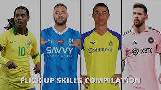 Ronaldo, Messi, Neymar, Ronaldinho - Best Flick Up Skills Compilation