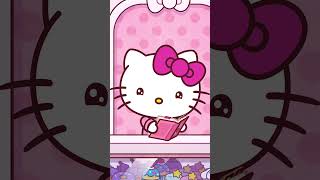 Lemonade and tea go together like Kuromi and My Melody 🍓💜#HelloKittyCafe