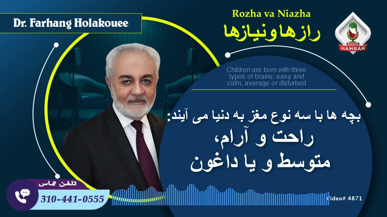بچه ها با سه نوع مغز به دنیا می آیند: راحت و آرام، متوسط و یا داغون