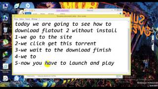 HOW TO DOWNLOAD FLATOUT 2 FULL GAME WITHOUT INSTALL [HD]