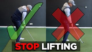 STOP LIFTING UP in the golf swing