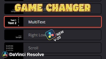 DaVinci Resolve 20: NEW Multi-Text Feature CHANGES Everything! (Complete Tutorial)