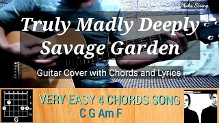 Truly Madly Deeply - Savage Garden Guitar Cover with Chords and Lyrics