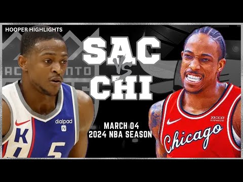 Sacramento Kings vs Chicago Bulls Full Game Highlights | Mar 4 | 2024 NBA Season