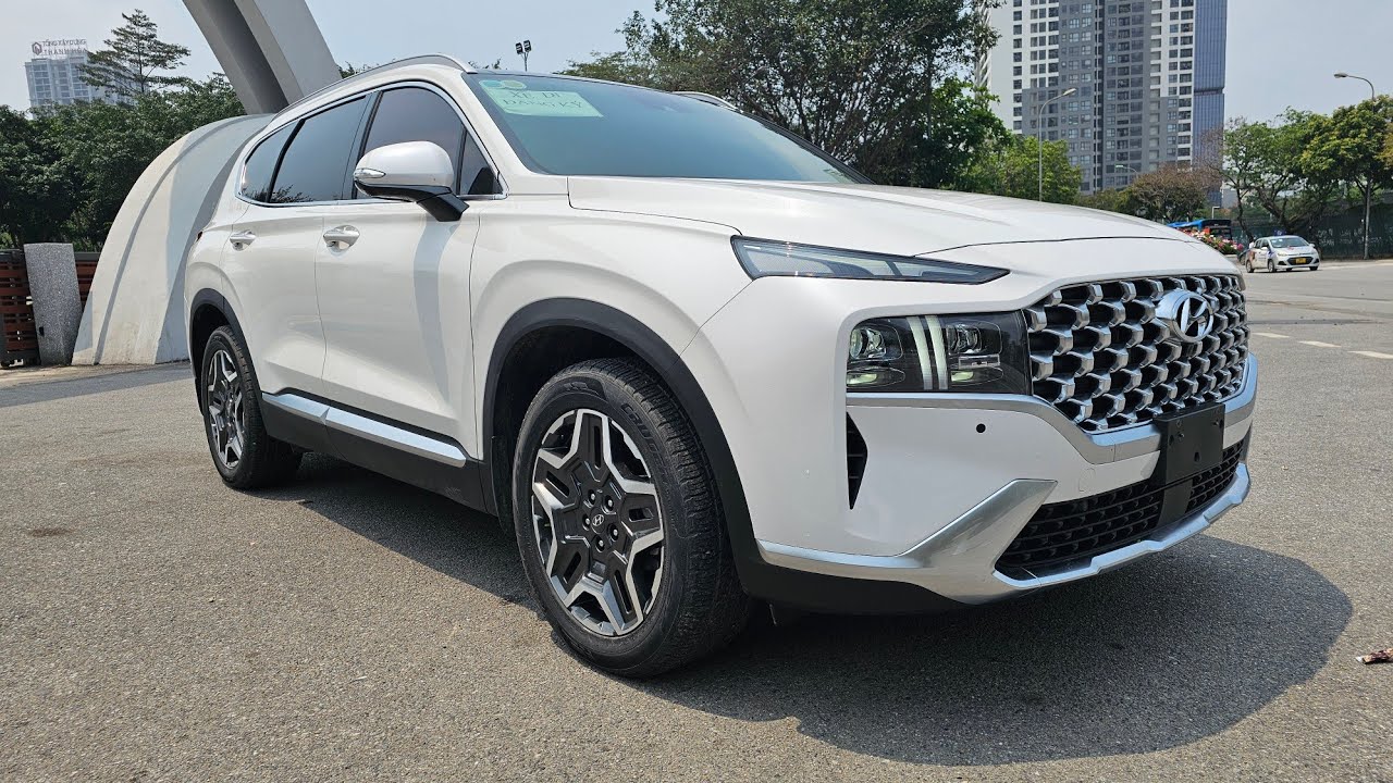 Bán SANTAFE 2.2D 2 cầu 2023 Còn MỚI NGUYÊN Ni lôn CHƯA BÓC #XETOT360