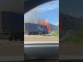 Пожар на Таллинском шоссе рядом с АЗС