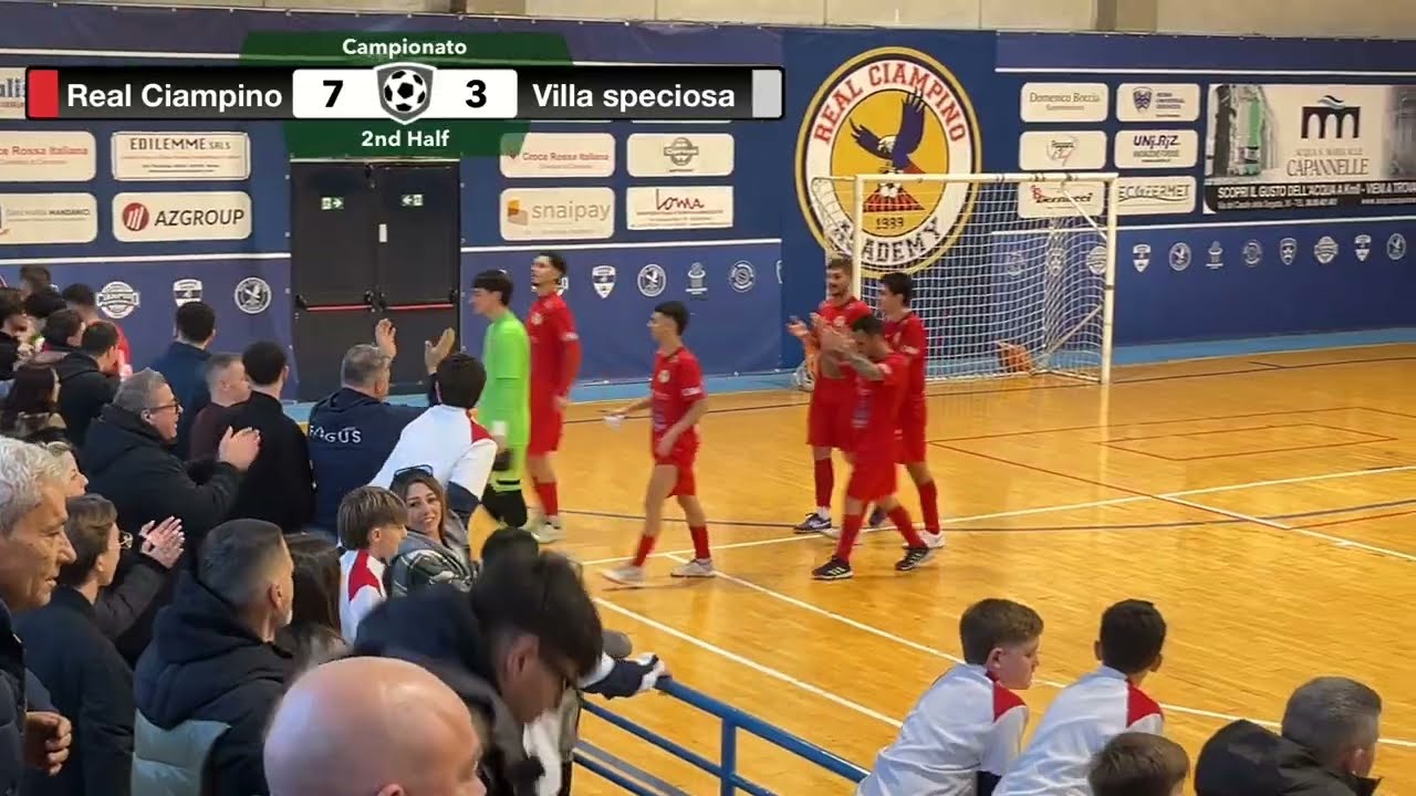 SerieB | Real Ciampino 🆚 Villaspeciosa 7-3 | Highlights 🎥