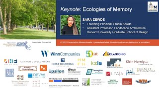 2021 MA Historic Preservation Conference Day 1 Keynote: Ecologies of Memory by Sarah Zewde