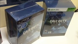 Unboxing Call of Duty Ghosts Hardened Edition Xbox 360