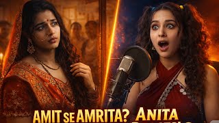 Crossdressing Story  Amit to Amrita Tranformation Long hair Love #Crossdressing