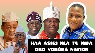 HAA ORO NIPA OLOYE SUNDAY IGBOHO AT GANI ADAMS AREE ONAKAKANFO ILE YORÙBÁ LAGBARA GAN NI O