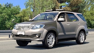 ETS2 - Driving Toyota Fortuner | Realistic Graphics | Euro Truck Simulator 2