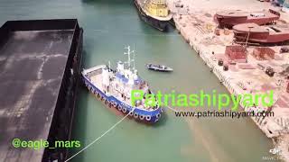 Tugboat 2 x 829 HP by Patriashipyard | #shorts