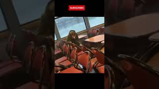 Hugh Wave Shattered Windows On A Ferry In Germany