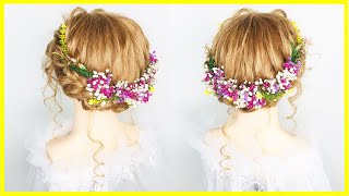 Easy Hairstyle For Wedding & Party | New Hairstyle For Medium Hair | Simple Hairstyle screenshot 3