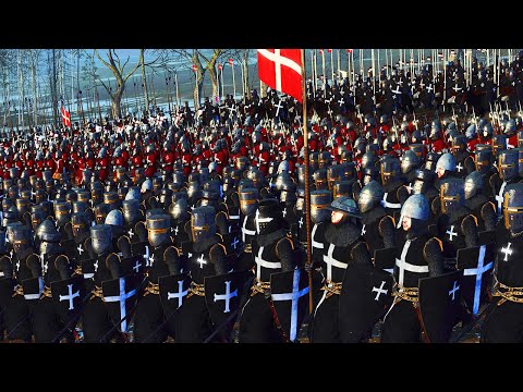 Королевство Франция VS Армия ВСЕХ КРЕСТОНОСЦЕВ | Medieval Cinematic Battle