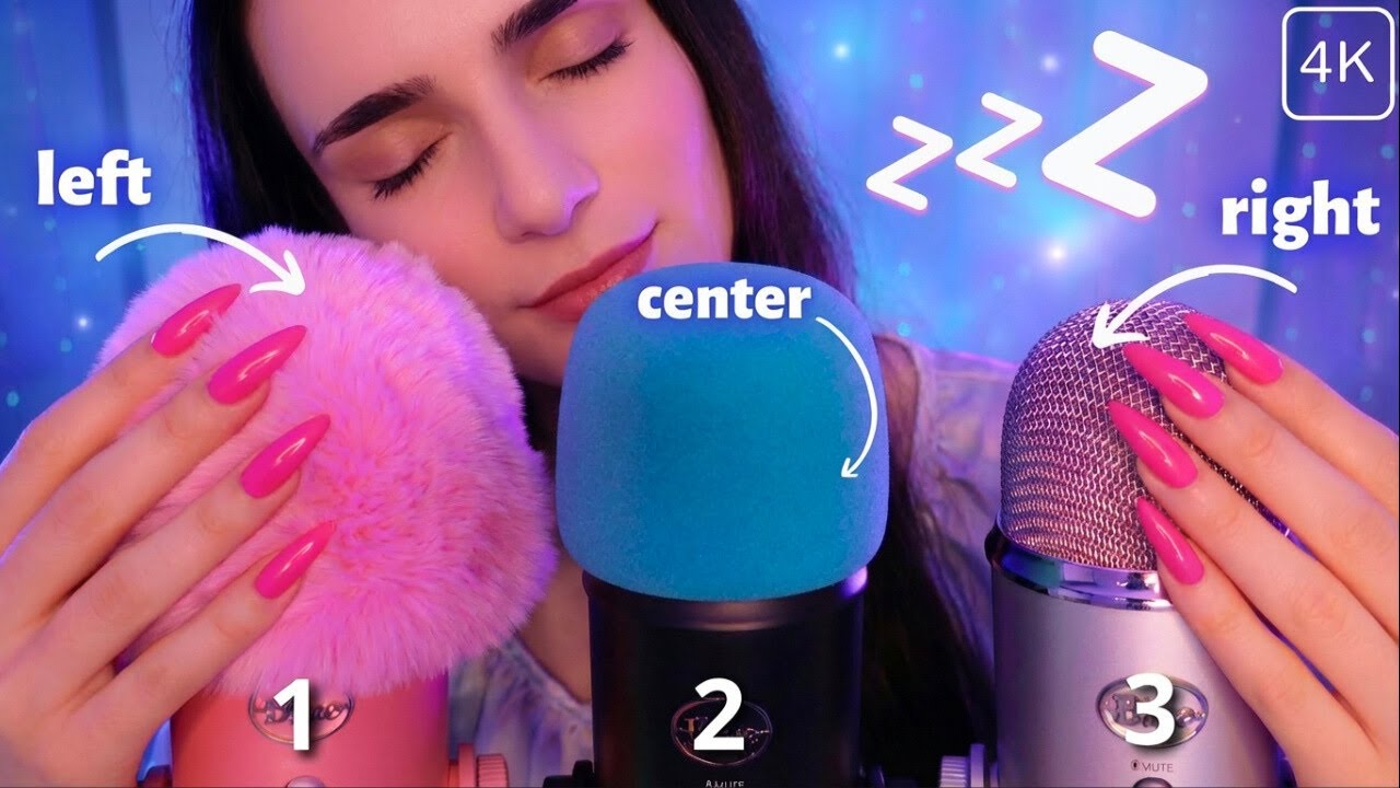 ASMR 3 MICS At The SAME Time 🔥 Mic Scratching SO GOOD You’ll Wake Up in 3080 😱 DEEP Sleep No Talking