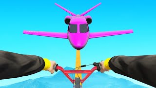 BMX vs GIANT PLANES in GTA 5! (Funny Moments)