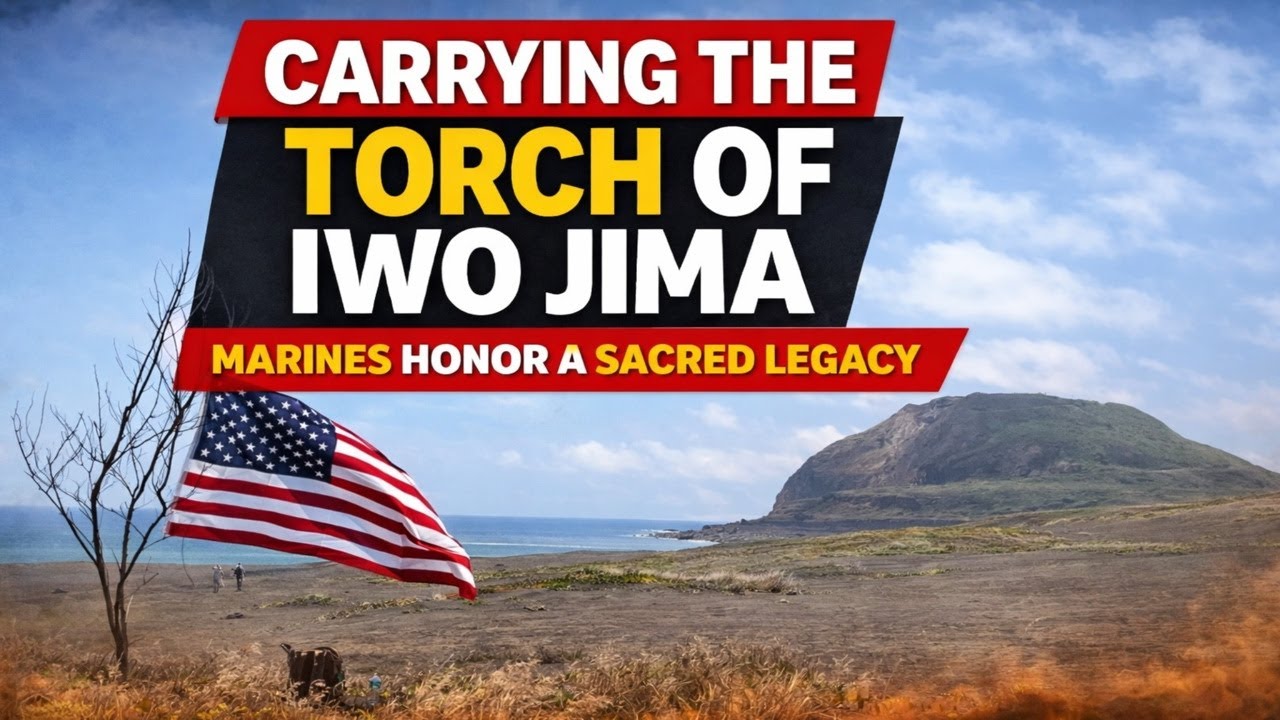 Iwo Jima Lives On | Two United States Marines Carry the Torch of Honor