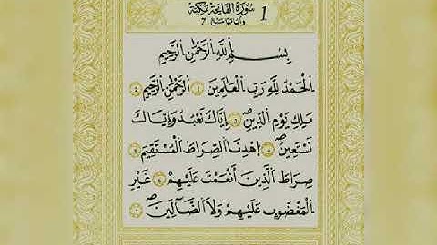 الشيخ علي احمد مؤمن احمد سورةالفاتحة