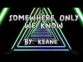 Somewhere only we know  keane lyrics by  harmony hub lyrics 